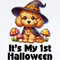 thumbnail image 2 of CafePress - Babys 1St Halloween Goldendoodle - Baby Light Bodysuit, Size Newborn - 24 Months, 2 of 4