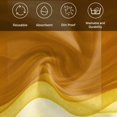thumbnail image 6 of Cloth Napkins Set of 8 - 20x20 Inches, Ombre Orange Waves Washable Reusable Table Napkins, Abstract Art Gradient Modern Soft & Absortbent Dining Napkin for Party Wedding Hotel Restaurant, 6 of 8
