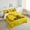 Yellow, variant on Excavator Twin Size Comforter Set Cartoon Car Bedding Sets Construction Machinery Truck Bedding Comforter Sets Equipment Tractor Down Comforter Ngineering Vehicle Print Duvet Set
