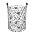 thumbnail image 2 of Goofa Hand Drawn Snake Printed Circular Hamper,Laundry Basket with Handles,Storage Baskets Foldable,Large Capacity Laundry Hamper-Medium, 2 of 8