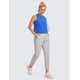 thumbnail image 3 of Remera CRZ YOGA Crop de Algodón Pima Cuello Alto Azul Talle S, 3 of 6