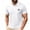 Black, variant on GSPCLAM Men's Office Polo Shirts Summer Plus Size Tops Half Button Daily Use Breathable Tees for Poolside Party