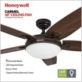 thumbnail image 2 of Honeywell Carmel Ceiling Fan, Quiet Motor and Remote Control, 48 Inch, Bronze, 2 of 4