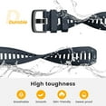 thumbnail image 4 of Tianle Bracelet Compatible avec Garmin Instinct Garmin Instinct 2 Bracelet Montre 22mm Silicone Doux Remplacement Compatible avec Instinct 2 Solaire/tactique, 4 of 8