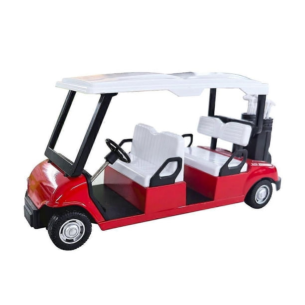 Pullback Golf Cart Model: Alloy Diecast Golf Vehicle Toy for Kids - Fun & Hand Eye Coordination for Golfing Desk Decoration Party Favors