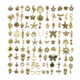 thumbnail image 1 of Paquete de 100 Colgantes Sunnimix Dorados Forma Mixta Para Joyas Carta Charms Colgantes 2020 EE UU, 1 of 6