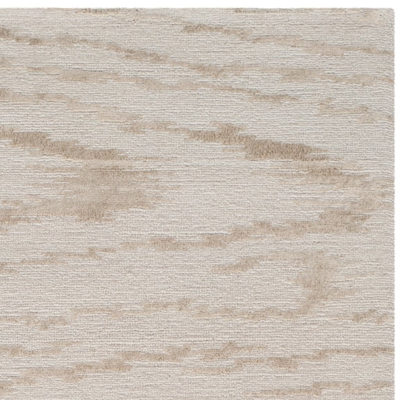 Safavieh Martha Stewart by  Faux Bois Silk/ Wool Rug Driftwood 2'6" x 4'3" Handmade 2' x 3', 4' x 6' Indoor Living Room, Bedroom, Dining Room