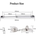 thumbnail image 2 of Gas Strut, 4pcs 100n Hydraulic Cabinet Struts Spring Gas Struts Pneumatic Arm, 2 of 5