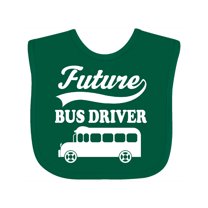 Inktastic Future Bus Driver Shirt Childs Occupation Boys or Girls Baby Bib