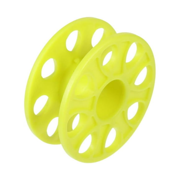 Greeniant Carrete Carrete Ligero Carretes deportivos Compacto Ligero Herramienta portátil Reemplazo Fácil de usar Submarino Scuba Deportes acuáticos Amarillo