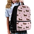 thumbnail image 3 of Uorisanigo Kids Children School Backpack Cute Dachshund Casual Sport Daypack Bag Large Capacity Elementary Kindergarten for School, Camps and Travel with Adjustable Padded Straps, 3 of 6