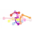 thumbnail image 2 of BodyJewelryOnline 10 FLEXI Curved Barbell Cartilage Eyebrow Lip Conch Labret Lip Bridge Daith, 2 of 5