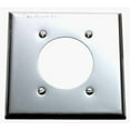 thumbnail image 2 of Eaton Wiring Devices 68-BOX Series Power Outlet Wallplate, Standard-Size, 4-1/2 in L, 4-9/16 in W, 2-Gang, Chrome, 2 of 2