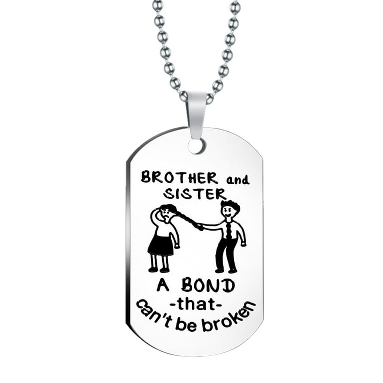 Brother to shop sister necklace