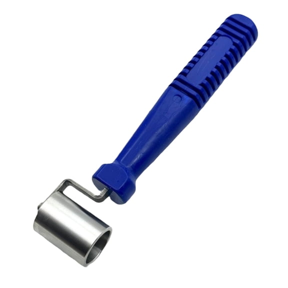 Stainless Steel Wallpaper Roller Decorating Tool Seam Rolling Tool Width 33m Flat Pressure Roller Smoothing Tool