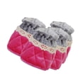thumbnail image 1 of Wosthever Elegantes protectores antideslizantes para patas de silla, gorros, calcetines de tela para evitar arañazos y daños Cubiertas para muebles de jardín Rosa caliente, 1 of 6