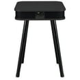 DecorTech Rectangular End Table with Bluetooth Speaker and USB Charging