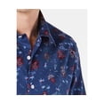 thumbnail image 3 of Tasso Elba Men’s Roman Floral Shirt (Blue Combo, XL), 3 of 7