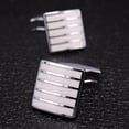 thumbnail image 4 of Eoperou 1 Pair Shirt Cufflinks High Durability Polish Surface Copper Men Business Shirt Cufflink Garment Decor Birthday Gift, 4 of 8