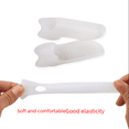 thumbnail image 1 of Separador de dedos en varo para dedo meñique Corrección de dedos Almohadilla de silicona Protege el pulgar Superposición de varo Separador de dedos, 1 of 5