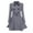 Gray, variant on qucoqpe Women's Double Breasted Pea Coat Winter Mid-Long Trench Coat with Belt