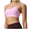 thumbnail image 2 of Fatuov Women's Fitness Bras Seamless Soft Tank Top Bra for Yoga, Wireless High Impact Racerback, 2 of 5