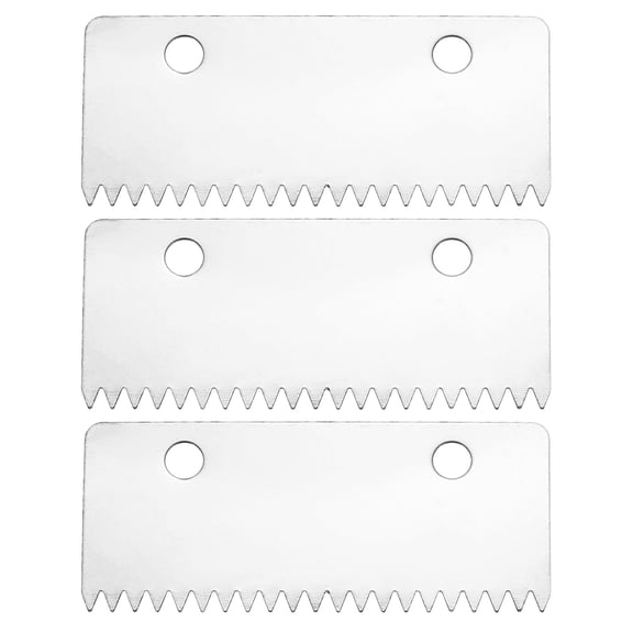 Uxcell 3 Pcs Replacement Blades for Packing Tape Dispensers, 2 x 0.9inch 15008 Tape Dispenser Blade Carbon Steel for Home Office Warehouse Wrapping Packaging Mailing Shipping, Silver