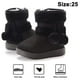 thumbnail image 2 of 1 par de botas de nieve para bebés, niños y niñas, botón Premium, suela blanda antideslizante, zapatos de cuna cálidos para primeros pasos para niños pequeños Ormromra 221826-3, 2 of 9