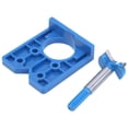 thumbnail image 4 of Hinge Hole Opener Blue Accuracy Locator Door Drilling Guide Woodworking Tools Set 35mm, 4 of 14
