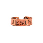 Jesus Copper Magnetic Ring For Men And Women