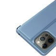thumbnail image 3 of ELEHOLD Mirror Vertical Protective Case for iPhone 16 Pro Max Full Body Protection Curved Streamer Plating Fashion Kickstand Shockproof Scratch-Resistant Case for iPhone 16 Pro Max,Silver, 3 of 8