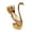 C, variant on Serving Spoons Stainless Steel Coffee Spoon Fruit Fork Stainless Steel Bar Dessert Spoon with Swan Rack Household Tableware Stainless Steel Serving Spoons Coffee Spoons for Coffee Bar