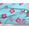 thumbnail image 3 of Soimoi Moss Georgette Fabric Artistic Flower Decor Fabric Printed Yard 42 Inch Wide, 3 of 3