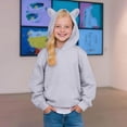 thumbnail image 5 of Hiijoy Girls Cute Hoodie Kids Casual Pullover Long Sleeve Sweatshirt, Sizes 2-12, 5 of 7
