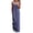 Dark Blue, variant on Summer Plus Size Jumpsuits for Women Tummy Control Fashion Casual Loose Printed Pockets Sleeveless Back Strap Jumpsuit