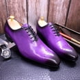 thumbnail image 2 of Zapatos recién llegados, trajes de negocios para hombres, zapatos de cuero de estilo británico, zapatos de vestir hechos a mano para hombres, zapatos de boda transpirables, talla Eur 38-47, 2 of 5