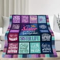 thumbnail image 3 of LHSHID Sister Birthday Gifts Sister Gifts Blanket Birthday Gifts for Sister Gifts for Sister Sister Gifts from Sister Sister Throw Blanket from Sister Adult Big Sister Gifts 60"x80", 3 of 7