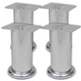 thumbnail image 1 of 4 Pieds de Canapé Ronds Chrome 120 mm, 1 of 2