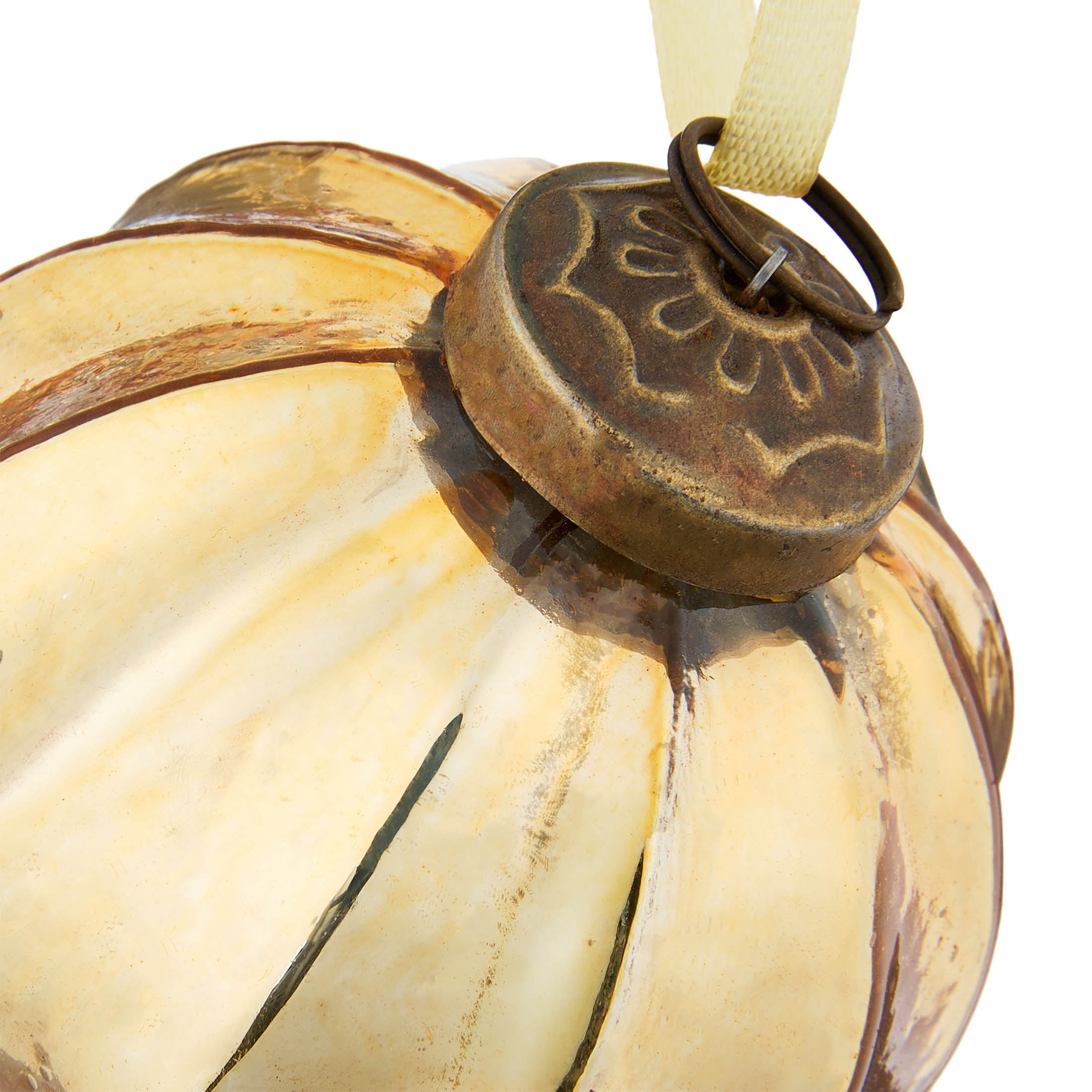 6-Count Gold Mercury-Style Glass Ball Christmas Ornaments, 3.3", by Holiday Time