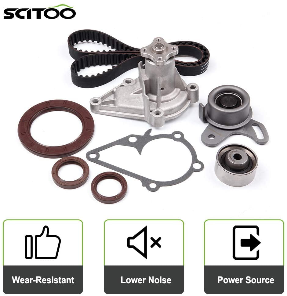 SCITOO Timing Belt Tensioner kit fit 06-11 KIA RIO5 1.6L DOHC L4 ENG Code Alpha II G4ED 