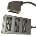 thumbnail image 3 of Divisor Scart de 3 vías, adaptador Scart macho a hembra, conector Scart de 3 vías, cable divisor Scart, línea p20241126376, 3 of 5