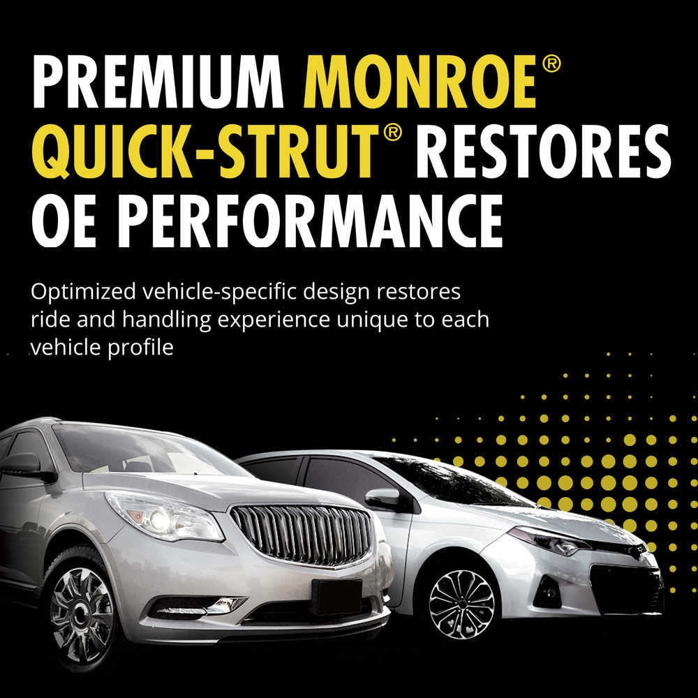 Monroe Shocks & Struts 173156 Quick-Strut Front Left Suspension Strut and Coil Spring Assembly