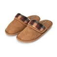 thumbnail image 2 of Pupeez Boys Scuff Slipper with Plaid Trim;Kids Classic and Ultra Soft Comfort House Shoes, 2 of 3