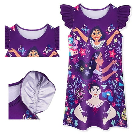 

Encanto Isabella Mirabel Child Girls Princess Dresses Nightdress Pajamas Children s Day Gifts for Girls and Babies(150cm)