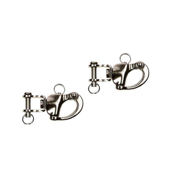 5" Jaw Swivel Snap Shackle Type 316 Stainless Steel - 2 Pack