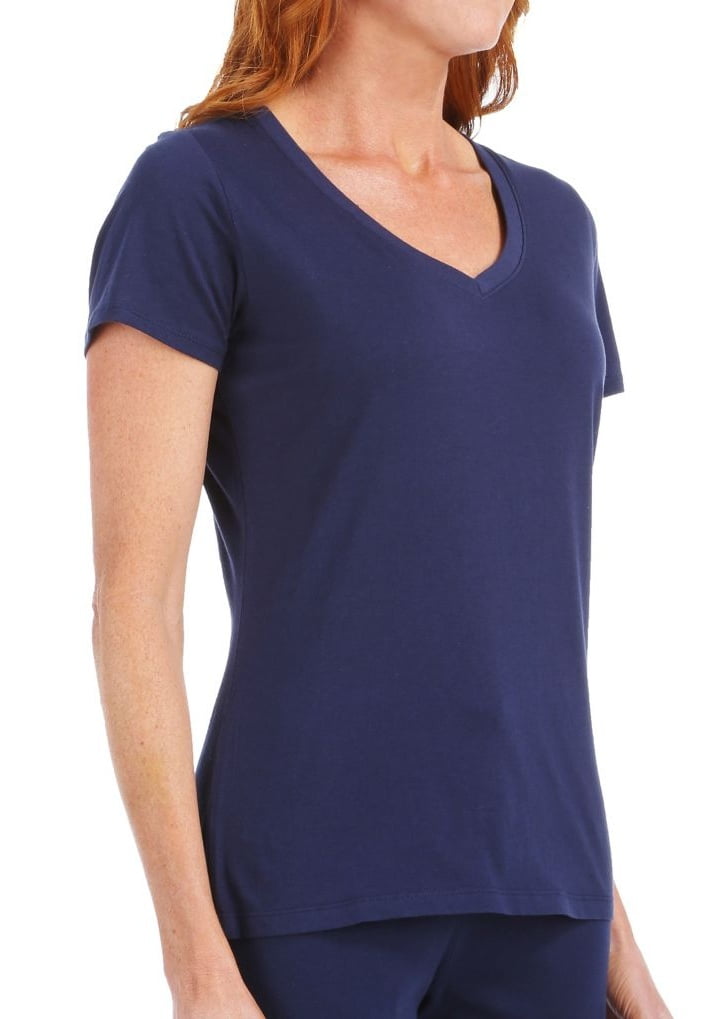 Jockey Women's Jockey Sleepwear 336443 Jersey VNeck Tee Walmart