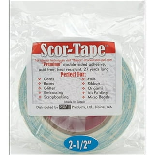 Scor-Tape - 1/8X 27 Yards Double Sided Tape Roll Adhesive