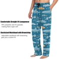 thumbnail image 3 of Top-kevin Marine Submarine Print Pajama Pants for Men Comfort Sleep Lounge Bottoms Straight-fit with Pockets S-XXL, 3 of 6