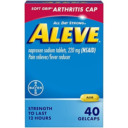 Aleve Soft Grip Arthritis Cap Gel Caps, 40 Count