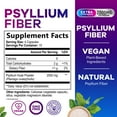 thumbnail image 2 of Psyllium Husk Powder 2000mg Per Serving - Soluble Fiber Supplement for Daily Digestive Health & Regularity Support, Natural Psyllium Powder Caps, Vegan Prebiotic, Non-GMO & Gluten-Free - 60 Capsules, 2 of 9